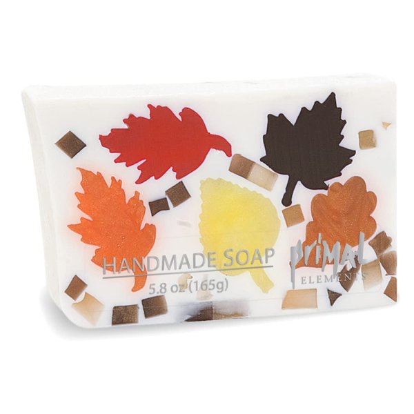 Primal Elements Autumn Leaves Wrapped Bar Soap, 5 Ounce