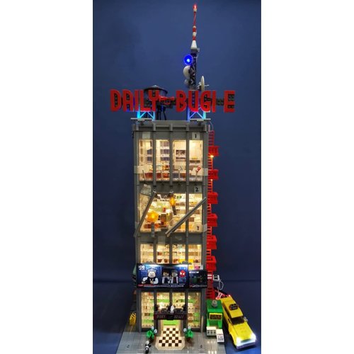 KLL LED Lighting Kit for LED Lighting Kit for Lego 76178 Spider-Man Daily Bugle (Model Set not Included)