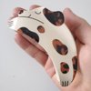 Cute Spotted Dog Shaped Hair Clips and Claw Clips for Women - EVA, Brown