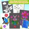 Art & Craft Activity,Foil Craft Bugs Butterfly DIY Art Fun Kits Set,No Mess Creative Foil Art Drawing Game for Kids,Birthday Gifts Crafts Supplies Travel Toys for Girls Boys Ages 4 5 6 7 8 9 Year Old