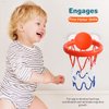 MARPPY Bath Toys, Bathtub Basketball Hoop for Toddlers Kids, Boys and Girls with 4 Soft Balls Set & Strong Suction Cup, Bathtub Shooting Game & Fun Toddlers Bath Toys for Boys or Girls