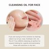 NULANCITIDE 6.76 fl.oz, 200ml Pore Control Cleansing Oil, Oil Cleanser for Face, Soothes and Rapidly Emulsifies Facial Cleansing Oil for Face, Sensitive Skin, Daily Use, Makeup Blackhead Remove