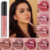 Kayswnag 12 Color Cream Texture Waterproof Lipstick, Lip Gloss Lip Lust Creme Lipgloss Liquid Lipstick,Waterproof Long Lasting Velvet Lip Gloss (08#)