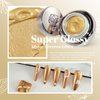REPULOS Gold Chrome Nail Powder Gel, Mirror Effect Gel Nail Chrome Powder Gold Pigment Chrome Powder for Gel Nails Manicure Nail Glitter Dust for Nail Art Decorations
