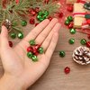 Augshy 200 Pieces Jingle Bells 3/5Inch Craft Bell Bulk for Christmas Home and Pet Decorations Xmas Decor Party Favors Supplies (Red and Green)