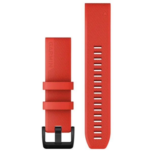 Garmin Acc,Approach S62 Accessory Band,Laser Red w/Black SS, W125648122 (Band,Laser Red w/Black SS 010-12901-02, Watch Bracelet, Red, Stainless Steel, Black)