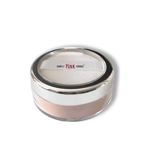 Simply Pink Things Pure Mineral Powder Foundation (PEACH) (10g, 0.35oz.) Paraben Free, Talc Free, Vegan, Natural & Organic Ingredients