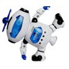 Musical Walking Dancing Robot Toy for Kids, Flashing Lights, 360° Body Spinning, Toddlers Bosys Girls Fun Toy Figure (Model 1)