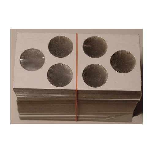 100 2x2 Cardboard Coin Holders 3-COIN SET (Cents and Dimes)