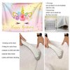 XYJolivian Unicorn Backdrop Happy Birthday Party Decorations for Girls Princess Children's Birthday Party Decorations Studio Props 6x3.6FT