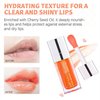 MAEPEOR Hydrating Lip Glow Oil 10 Colors Moisturizing Lip Oil Gloss Non-sticky Transparent Lip Gloss Long Lasting Nourishing Tinted Lip Balm with Big Brush Head (IColors 00)