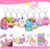 POKONBOY 30 Pack Kawaii Squishies Squishy Toys, Animals Squishies Cute Unicorn Donuts Slow Rising Creamy Scent Stress Relief Squishies Pack Party Favors Decorative with Key Chain