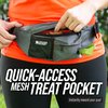 Leashboss Dog Treat Pouch for Training | Training Treat Pouches for Pet Training | Treat Bag for Dog Training | Portable Kibble Snack Container for Pets | Fanny Pack Waist Belt Transport On The Go