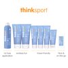 Thinksport SPF 50+ Mineral Sunscreen – Safe, Natural Sunblock for Sports & Active Use - Water Resistant Sun Cream –UVA/UVB Sun Protection – Vegan, Reef Friendly Sun Lotion, 6oz