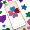 300 Pieces Glitter Heart Stickers Foam Stickers Colorful Self Adhesive Foam Heart Stickers Mini Star Stickers Arts Craft Supplies Greeting Cards Home Decoration Stars&Heart Shapes-270 Star
