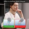 Velpeau Neck Brace for Neck Pain and Support - Soft Cervical Collar for Sleeping, Snoozing, Sleeping Upright, Anti-Snoring, Sleep Apnea for Women & Men (Khaki, Dual-purpose Version, L: 14-16.5"/3.3")