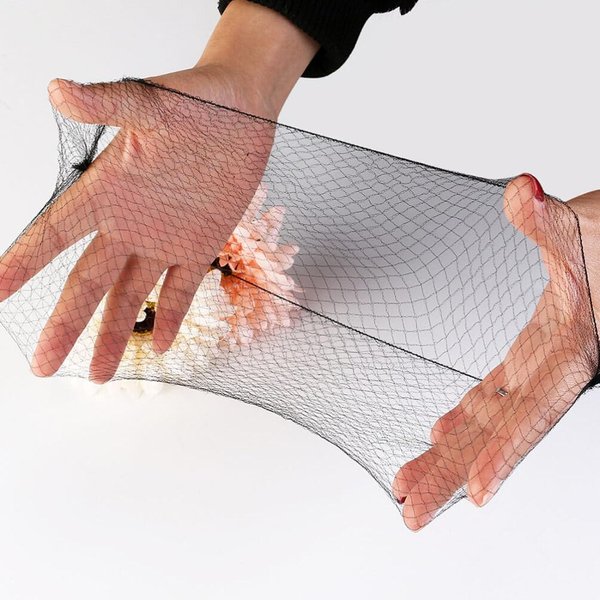 Mipcase 100pcs Hair Nets, Nylon Hair Nets for Buns Elastic Hair Nets for Women Sleeping, Food Service Workers