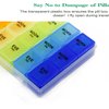 Inspiration Industry NY Pill Organizer Box with Snap Lids (7-day AM/PM) - Pill Box 6018