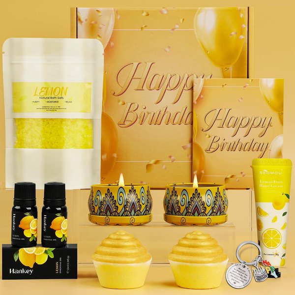 Birthday Gifts for Women,Happy Birthday Relaxing Spa Gift Basket for Women,Birthday Women Gifts Sets ,Birthday Gifts Box for Women,Unique Birthday Presents for Her,Sister,Female Friends, Coworker,Wife