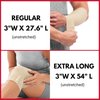 MUELLER Sports Medicine All-Purpose Support Wrap for Men and Women, Adjustable Compression for Joint and Muscle Support, Beige, Extra-Long