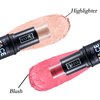 ONXK Multi-Use Makeup Blush Stick - Cream Blush and Shimmer Highlighter Natural Non-greasy & Waterproof Blush for Cheeks Face Beauty Makeup Kit(Including Makeup Blush)