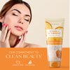 Skin 2.0 Vitamin C and Turmeric Face Scrub - Anti Aging Facial Exfoliating Scrub, Clears Blackheads Improve Dark Spot & Acne - 6.76 Fl Oz / 200ML