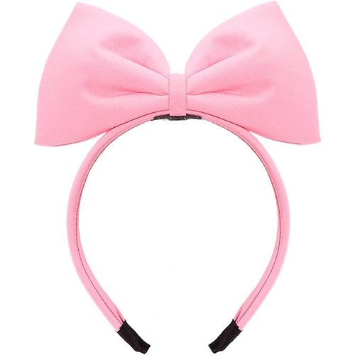 Pluzmecalm 1Pc Pink Halloween Bow Headband Bowknot Hair Hoops Bands Headpiece Hairband Women Christmas Birthday Party Decorations Accessories Easy to Wear,Hats and Caps