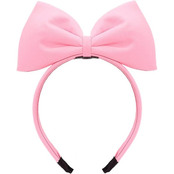 Pluzmecalm 1Pc Pink Halloween Bow Headband Bowknot Hair Hoops Bands Headpiece Hairband Women Christmas Birthday Party Decorations Accessories Easy to Wear,Hats and Caps