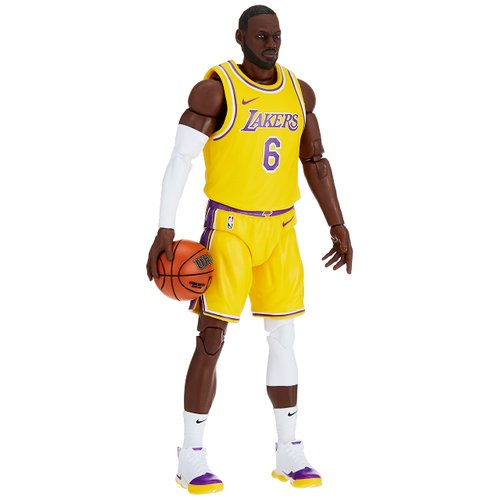Hasbro Starting Lineup NBA Series 1 Lebron James 6" Action Figure with Exclusive Panini Sports Trading Card Basketball F8179 Authentic
