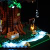 [ONLY Light Kit Included] - LED Light kit for Tree House, Lighting for LEGO 21318 Building Blocks Model
