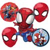 Spidey and His Amazing Friends Birthday Party Supplies 5pc Balloon Bouquet Decorations