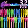 [ 2 Style ] 32 Pack Christmas Gifts for Kids Invisible Ink Pen with UV Black Light Secret Spy Pens Magic Disappearing Ink Markers Classroom Supplies Kids Party Favors Boys Girls Stocking Stuffers