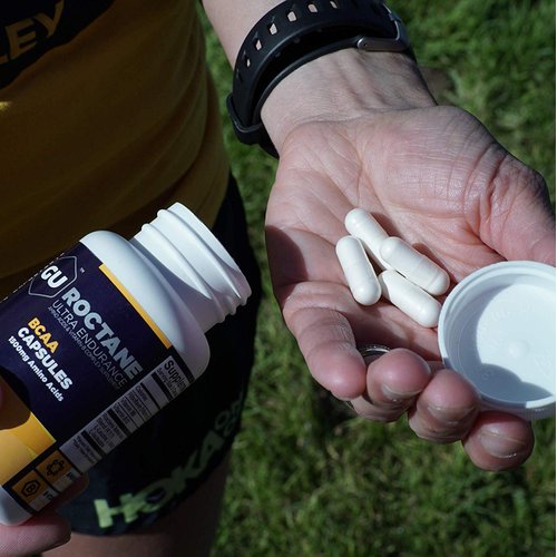 GU Energy Roctane Ultra Endurance Branch Chain Amino Acid and Vitamin B Exercise Recovery Capsules,Informed Choice, Energy for Before, During or After Any Workout, 60-Count Bottle