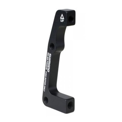 Shimano MA-F Disc Brake Mounting Bracket (Black, 180-mm is/Post Front)