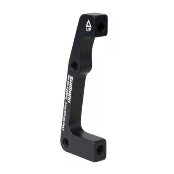 Shimano MA-F Disc Brake Mounting Bracket (Black, 180-mm is/Post Front)