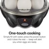Hamilton Beach 3-in-1 Electric Egg Cooker for Hard Boiled Eggs, Poacher, Omelet Maker & Vegetable Steamer, Holds 14, Black (25508)