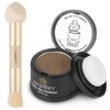 Azonbey Root Touch Up Sets,Hairline Powder Cover Up- Hairline Concealer for Thin and Thinning Hair, Water & Sweat Resistant,With Makeup Brush (Light Brown)