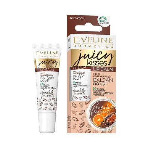Eveline Cosmetics Lip Balm Juicy Kisses Chocolate 12 ml