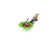 Kitchen Salad Scissors with Salad Forks for Chop n Mix Salad,Salad Cutting Tool Cut and Toss Dual Blade Salad Chopper Scissors,Multifunction Vegetable Salad Making Kit with Cutter n Mixing Fork
