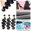 Human Hair Bundles Body Wave Bundles Human Hair 18 20 22 Inch 100% Unprocessed 12A Brazilian Virgin Hair Deals 3 Human Hair Extensions Quick Weave Bundles Human Hair Double Weft Natural Black