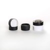 0.15 OZ / 4.5 mL Black Kraft Paperboard Lip Balm/Salve/Cosmetic/Lotion Jars (25)