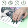 RARJSM Hunter Green Gel Polish, Emerald Green Nailpolish Soak Off UV LED Forest Green Nail Gel Polish Nail Art Starter Manicure Salon DIY at Home