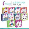 Pinwheel Crafts Magnetic Mini Tile Art Kit - DIY Kids Arts and Crafts Painting Kit - Decorate Cute Refrigerator or School Locker Magnets, Mini Art Items - Paint for Party Favors or Birthday Gifts