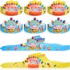 Zonon 36 Pieces Birthday Crowns for Kids Classroom Adjustable Colorful Happy Birthday Hats for School Kindergarten Party Supplies(Vivid Style)