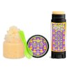 Candy Corn Soothing & Luscious Lips by OverSoyed Exfoliator & Chapped Lip Repair Lip Care Combo | Artisan Handcrafted to Order Orange Sweet Buttery Caramel Vanilla Flavored Exfoliating Sugar Lip Scrub & Lip Moisturizer Balm Gift Set