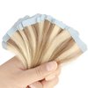 Czrleaty Mixed Blonde Tape In Hair Extensions Human Hair,Invisible Tape In Hair Extensions Human Hair,Seamless Remy Hair Extensions,Weft Hair Extensions Real Human Hair 20pcs 30g