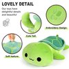 Onsoyours Sea Turtle Cute Plush, Green Soft Stuffed Animal Turtle Plush Pillow, Tortoise Kawaii Plushie Toy for Kids (Green Turtle, 13")