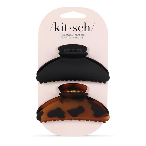 Kitsch Medium Claw Clips, Medium Hair Clips for Women, Stylish Hair Claw Clips for Thick Hair & Thin Hair, Cute Medium Hair Clip & Claw Clip for Teen Girls, Hair Accessories, 2pc set