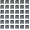 Honbay 60PCS 7 Teeth Plastic Hair Comb Hair Side Comb Hair Clip Comb Twist Comb Wedding Bridal Veil Combs Wig Combs Headpieces Accessories Combs Updo Bun Chignon Hair Styling Accessories (Black)