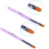 WOKOTO 14 Pcs Acrylic Nail Brush Pen Set Uv Gel Acrylic Nail Art Brush Tips Builder Brush Nail Painting Brush Pen Nail Acrylic Brush Nail Dust Brush 3d Nail Art Brush Nail Polish Brush Kit
